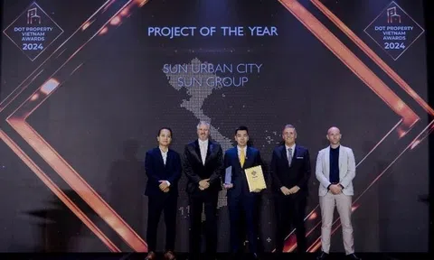 Đô thị nghỉ dưỡng Sun Urban City xuất sắc giành giải thưởng “Dự án của năm” tại Dot Property Vietnam Awards 2024