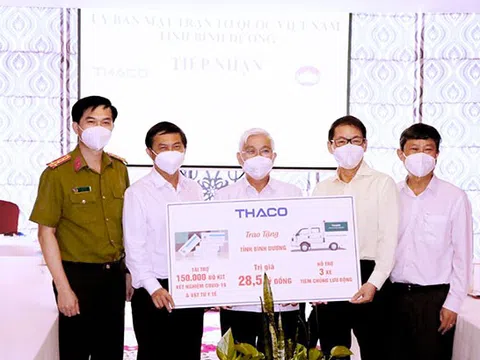 THACO tài trợ phòng, chống dịch Covid-19 ở các tỉnh miền Nam