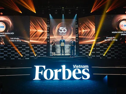 MB vào Top 50 công ty niêm yết tốt nhất Việt Nam 2023 của Forbes