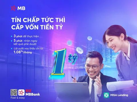 MB ra mắt sản phẩm vay vốn tín chấp đồng hành cùng doanh nghiệp