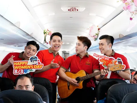 8/3 bay ra thế giới cùng người phụ nữ yêu thương trên những chuyến bay Vietjet