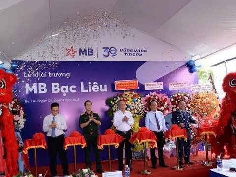 MB khai trương chi nhánh Bạc Liêu