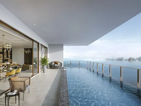 Sky Pool Villa: ‘Biệt thự trên không’ mở ra tầm nhìn độc bản ôm trọn vịnh Hạ Long