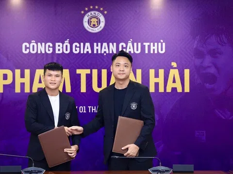 Hà Nội FC gia hạn 3 năm với tiền đạo Phạm Tuấn Hải
