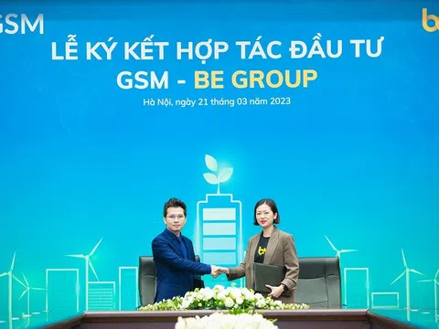 Công ty GSM đầu tư vào Be Group, hỗ trợ tài xế chuyển đổi sang xe điện